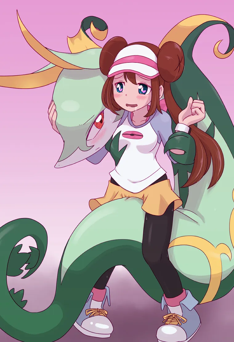 Rosa (Pokemon), Serperior by Enohito