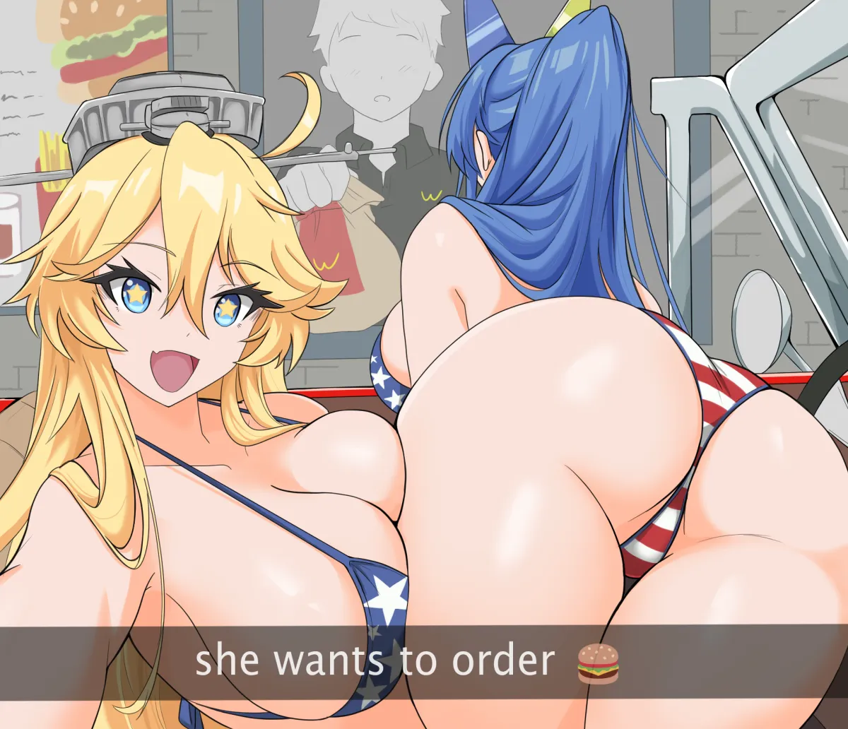 Iowa (Kancolle), New Jersey (Azur Lane) by Jaggi 95