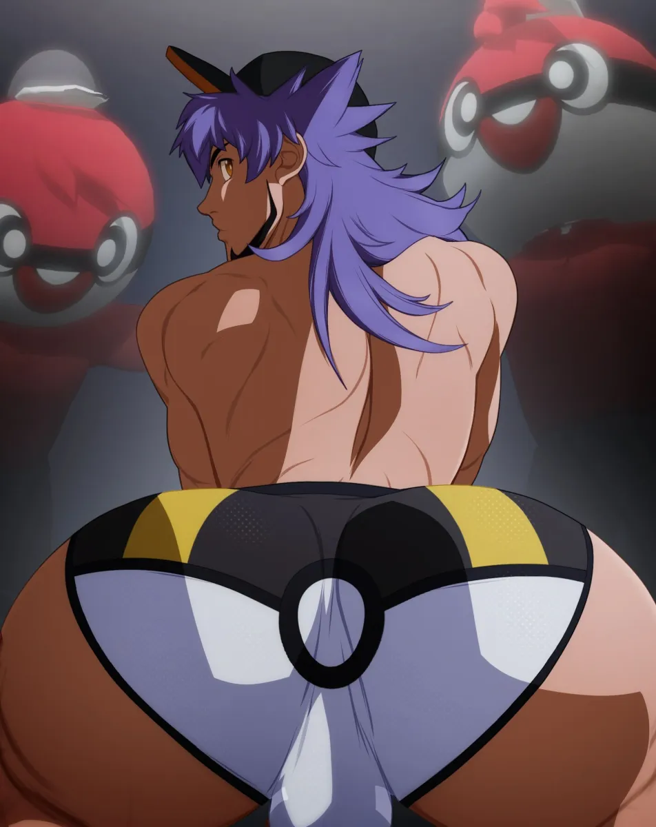 Leon (Pokemon), Ball Guy by Dizdoodz