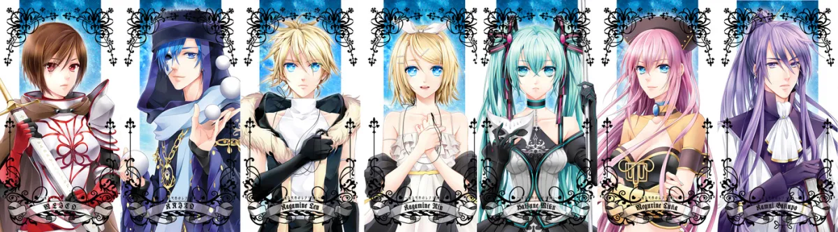 Hatsune Miku, Kagamine Rin by Cocoon (Loveririn)