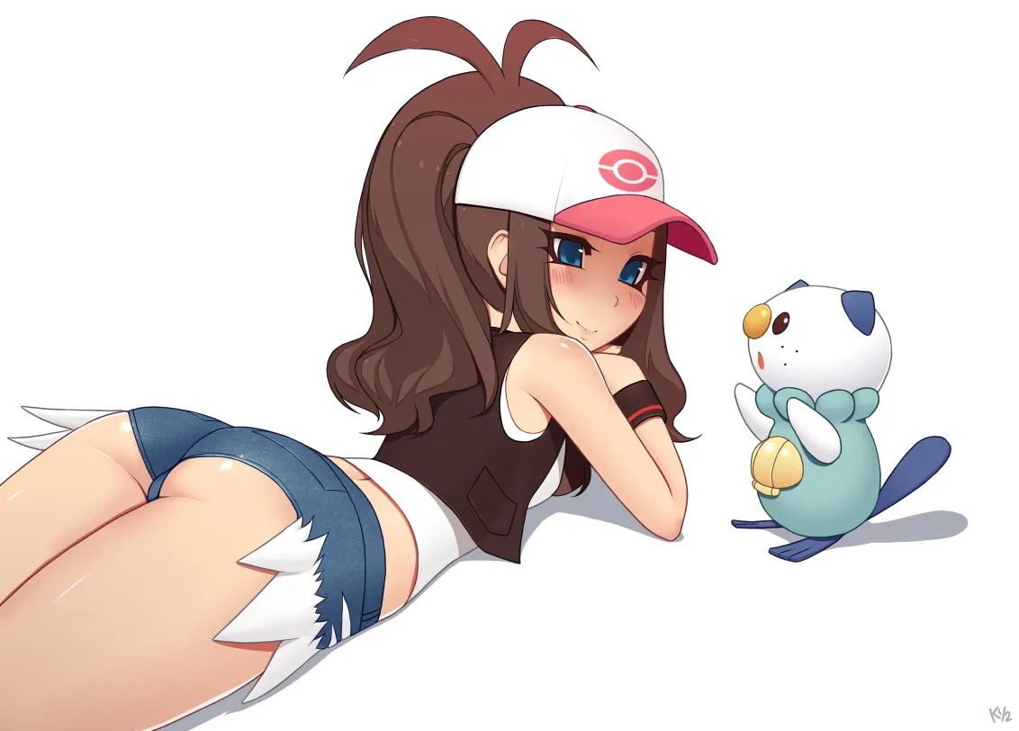 Hilda (Pokemon), Oshawott by Kuroonehalf