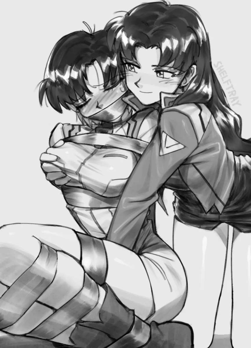 Katsuragi Misato, Ibuki Maya by 1121Shelftray