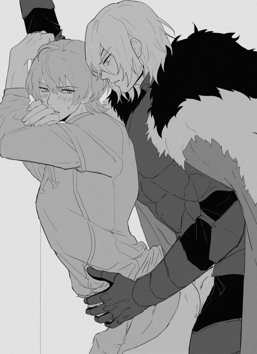 Dimitri Alexandre Blaiddyd, Male Byleth (Fire Emblem) by Mokuu4425