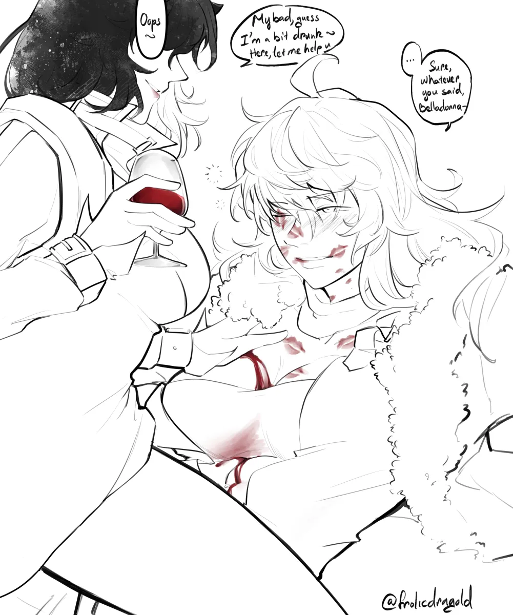 Yang Xiao Long, Blake Belladonna by Frolicdragold