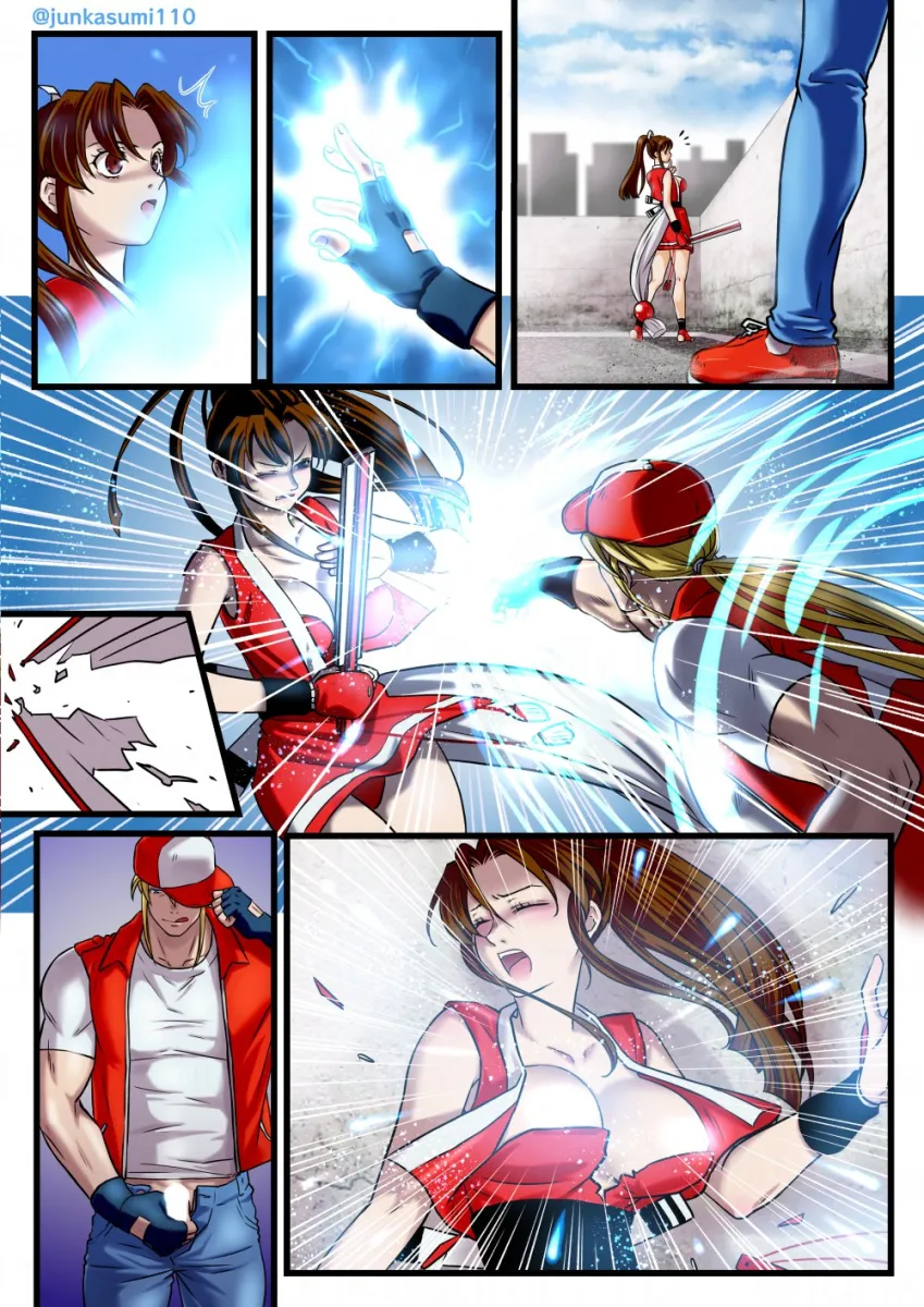 Shiranui Mai, Terry Bogard by Kasumi Jun