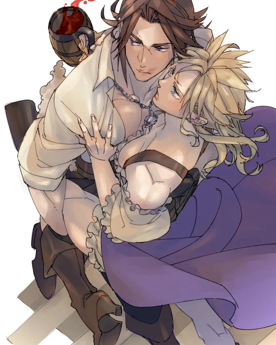 Cloud Strife, Squall Leonhart by Ryouto