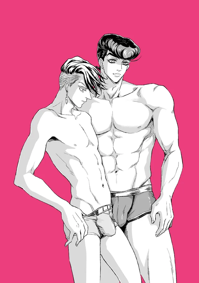 Higashikata Josuke, Kishibe Rohan by Sumo (Komokomo1201)