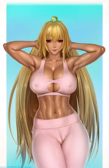 Pink Sports Bra