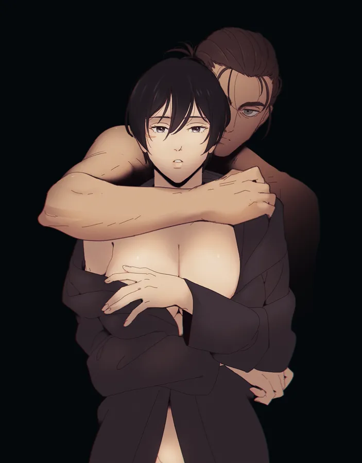 Mikasa Ackerman, Eren Yeager by Hanpetos