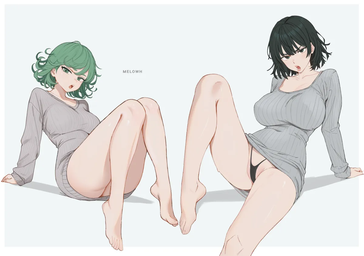 Tatsumaki, Fubuki (One-Punch Man) by Melowh