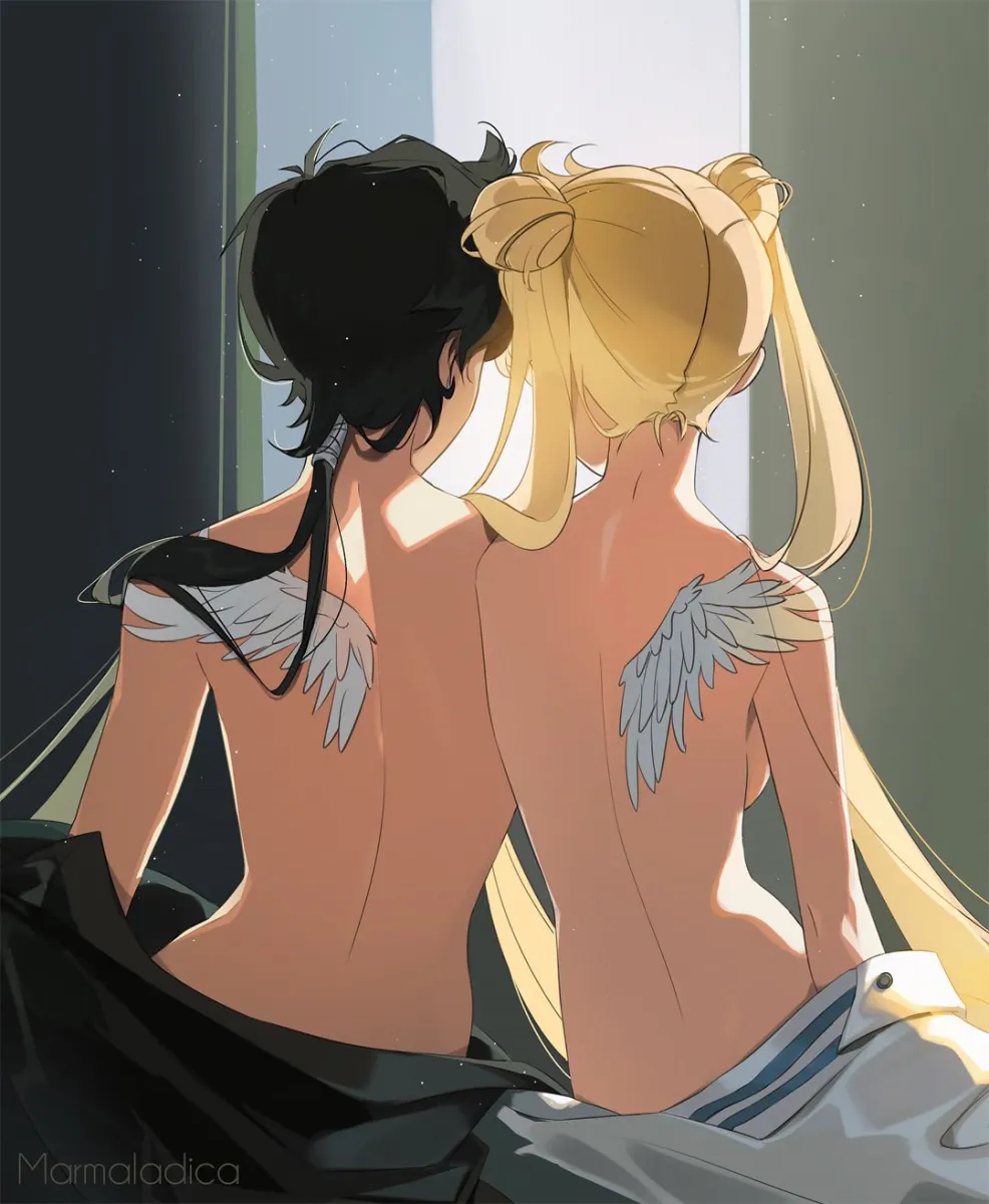 Tsukino Usagi, Seiya Kou by Marmaladica