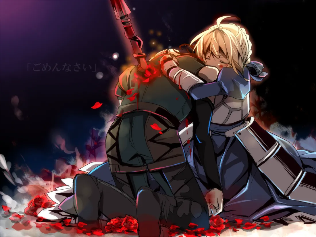 Artoria Pendragon (Fate), Saber (Fate) by Sakura (Lilak A)