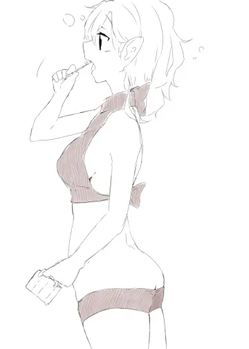 Holding Toothbrush