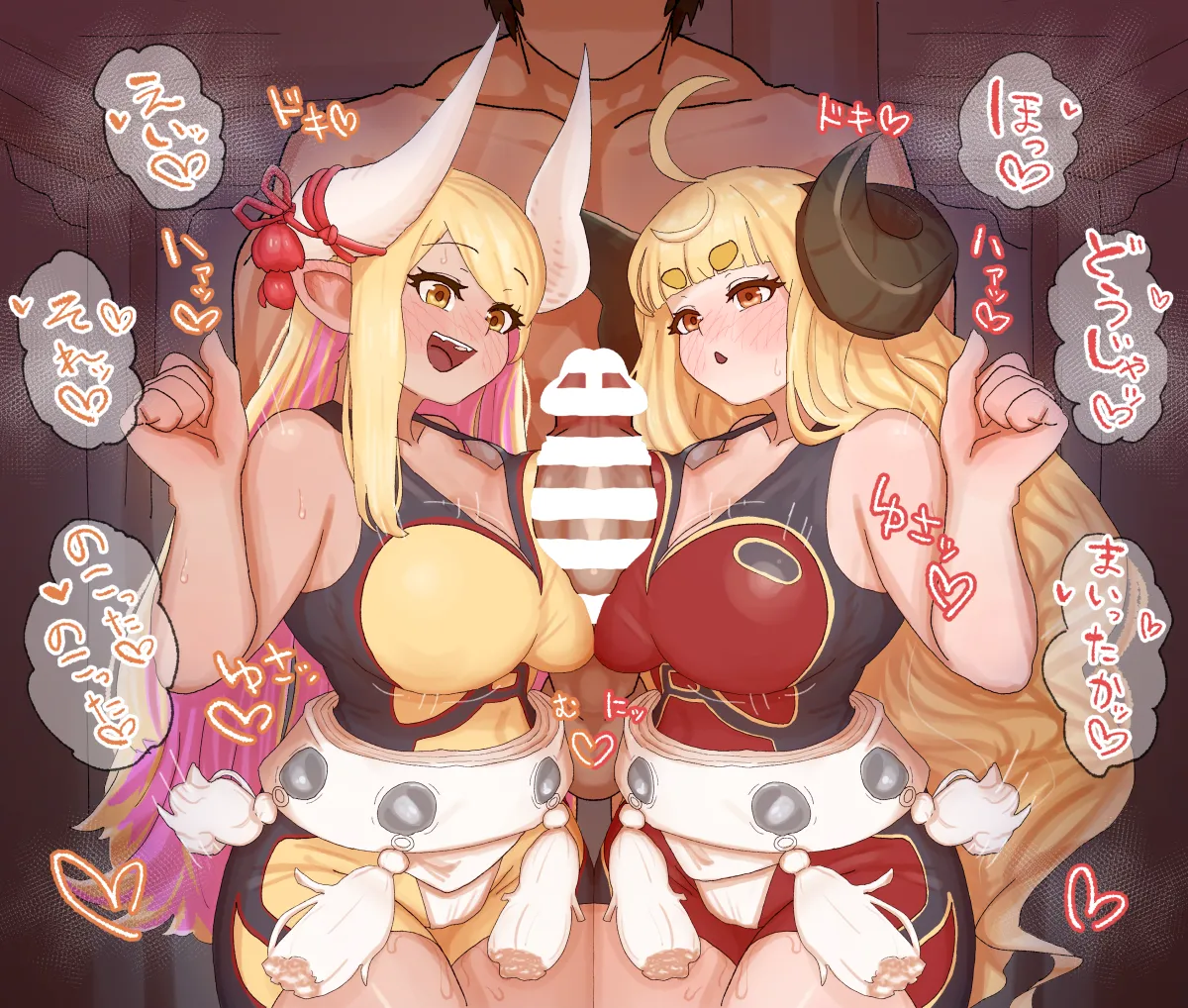 Gran (Granblue Fantasy), Anila (Granblue Fantasy) by Minomushi4649