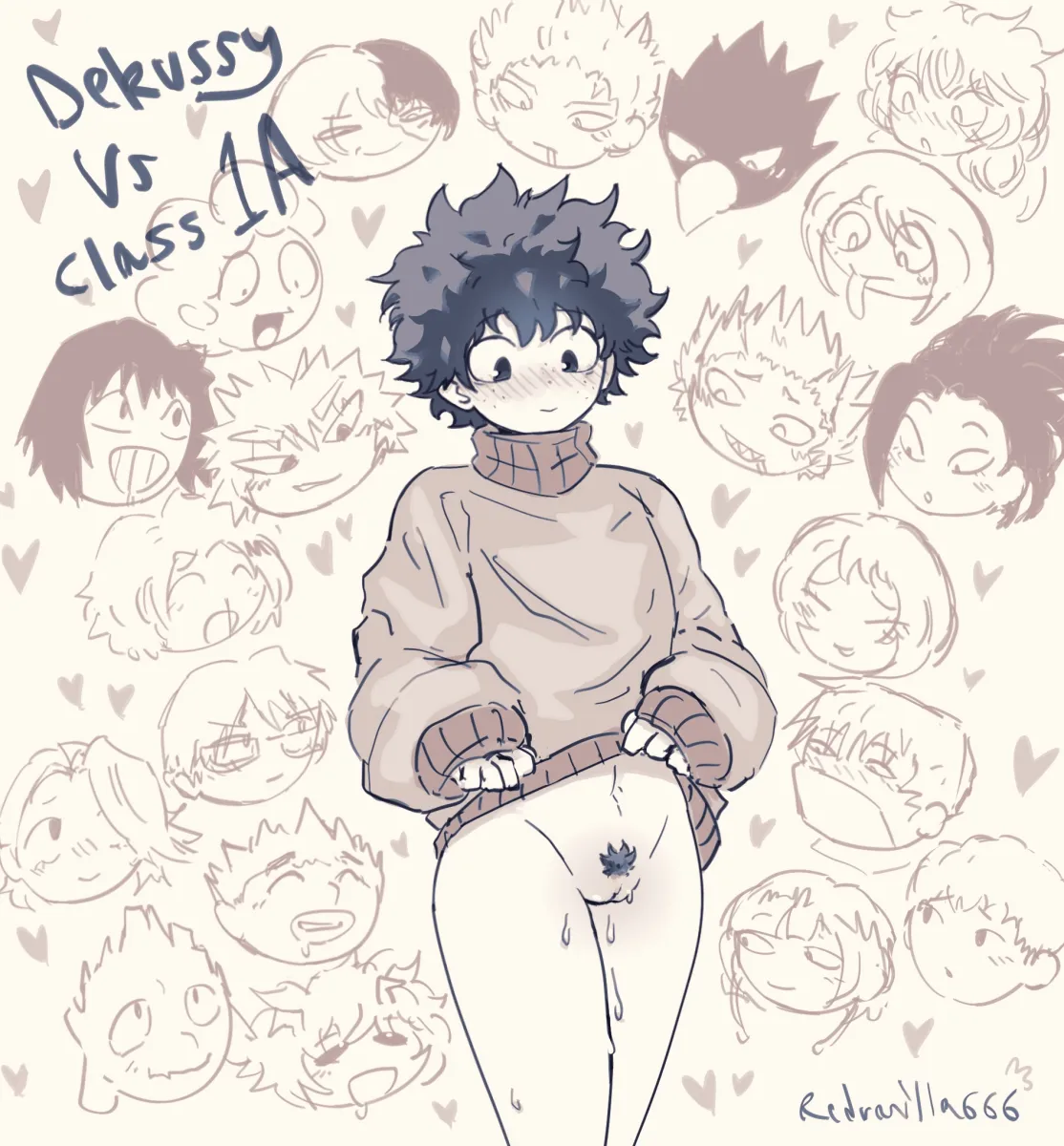Midoriya Izuku, Bakugou Katsuki by Redvanilla 666