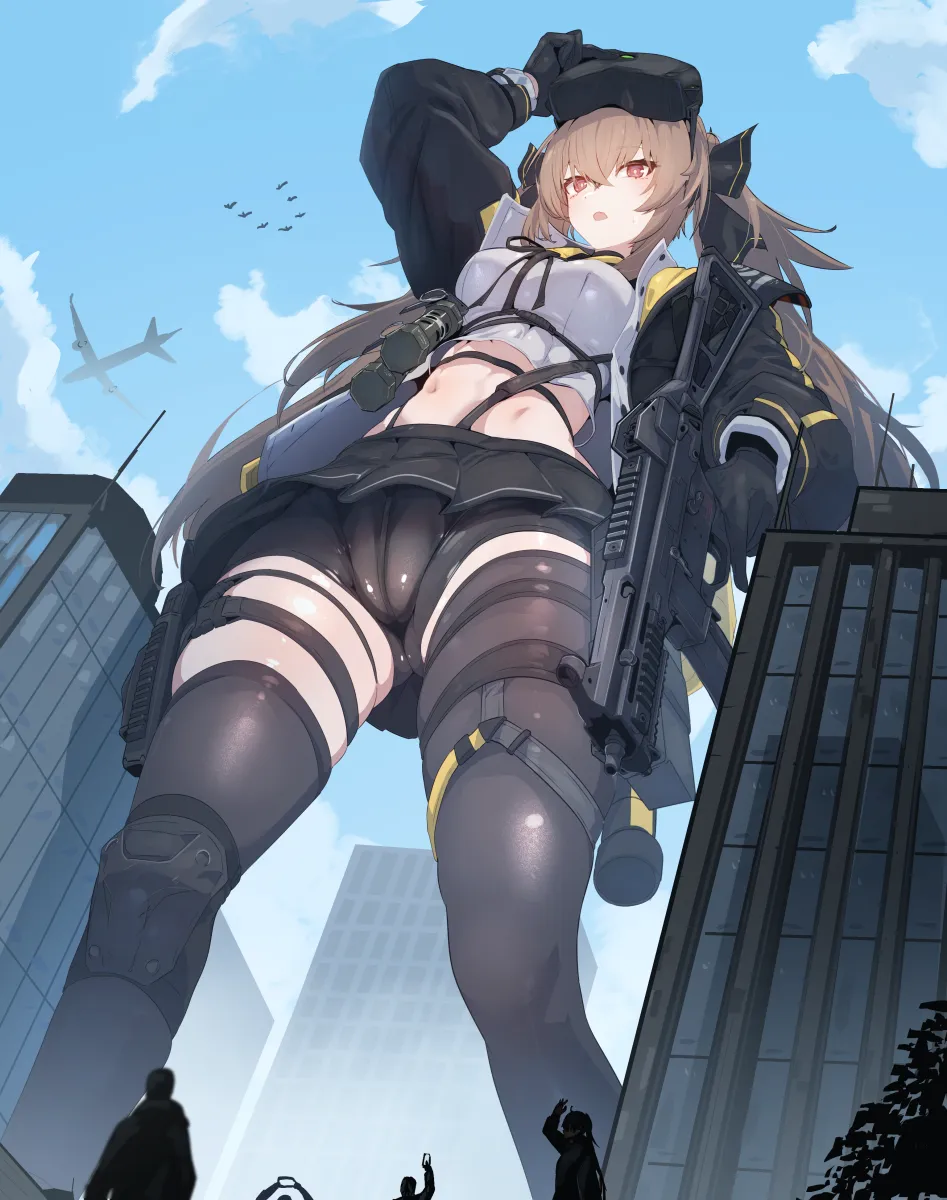 Ump9 (Girls' Frontline), Lenna (Girls' Frontline 2) by Natsukaze Shigure