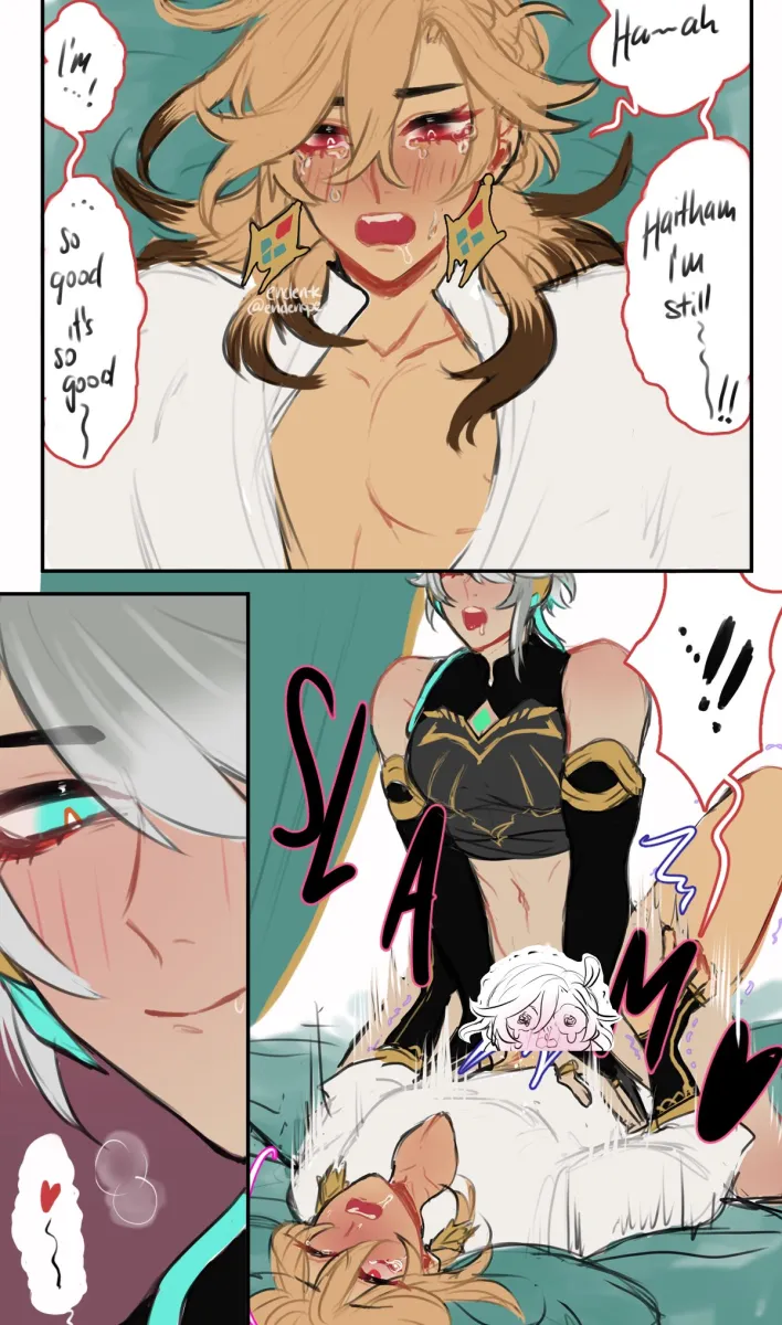 Alhaitham (Genshin Impact), Kaveh (Genshin Impact) by Youn (Enden)