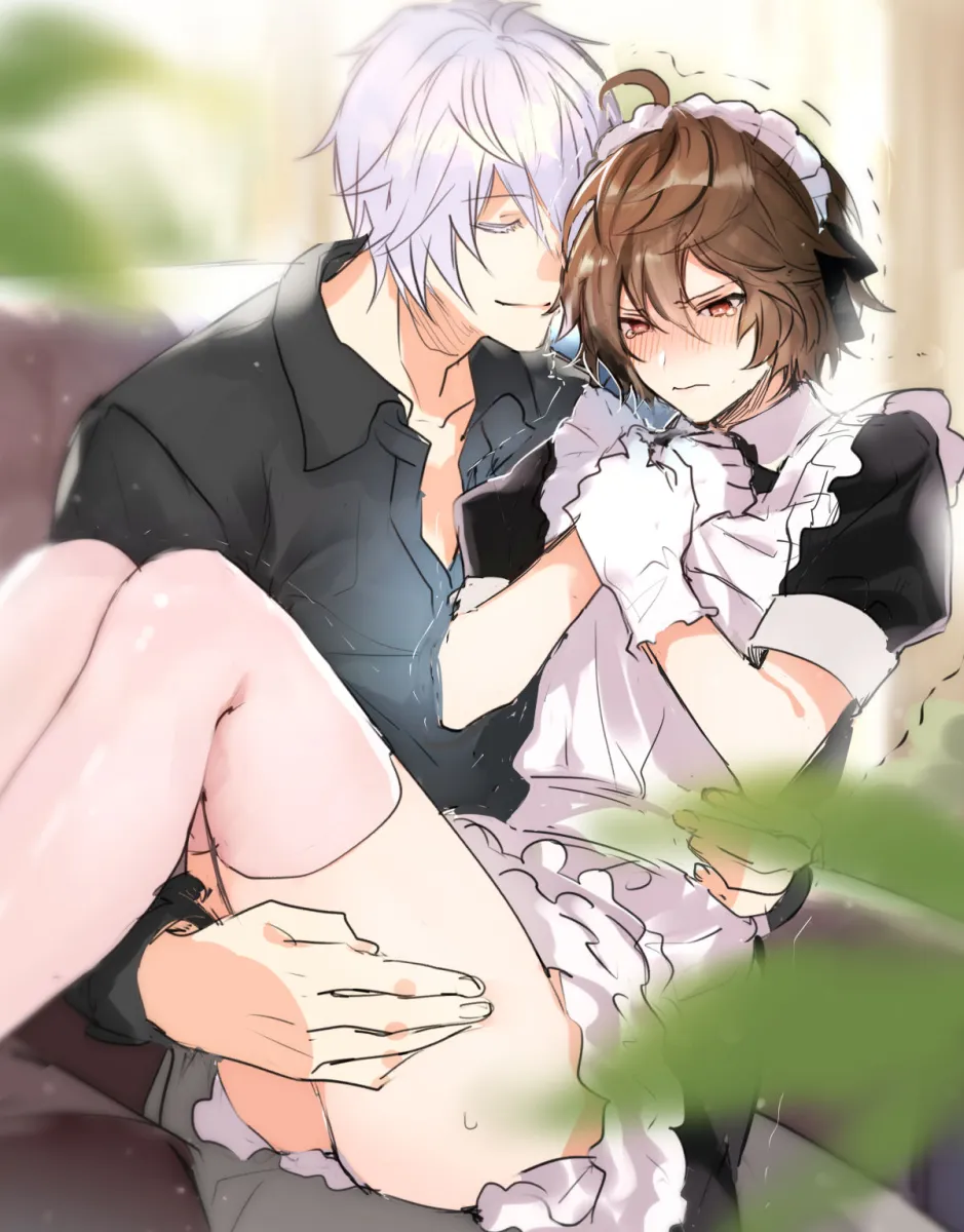 Sandalphon (Granblue Fantasy), Lucifer (Shingeki No Bahamut) by Aimiya (Doushite)