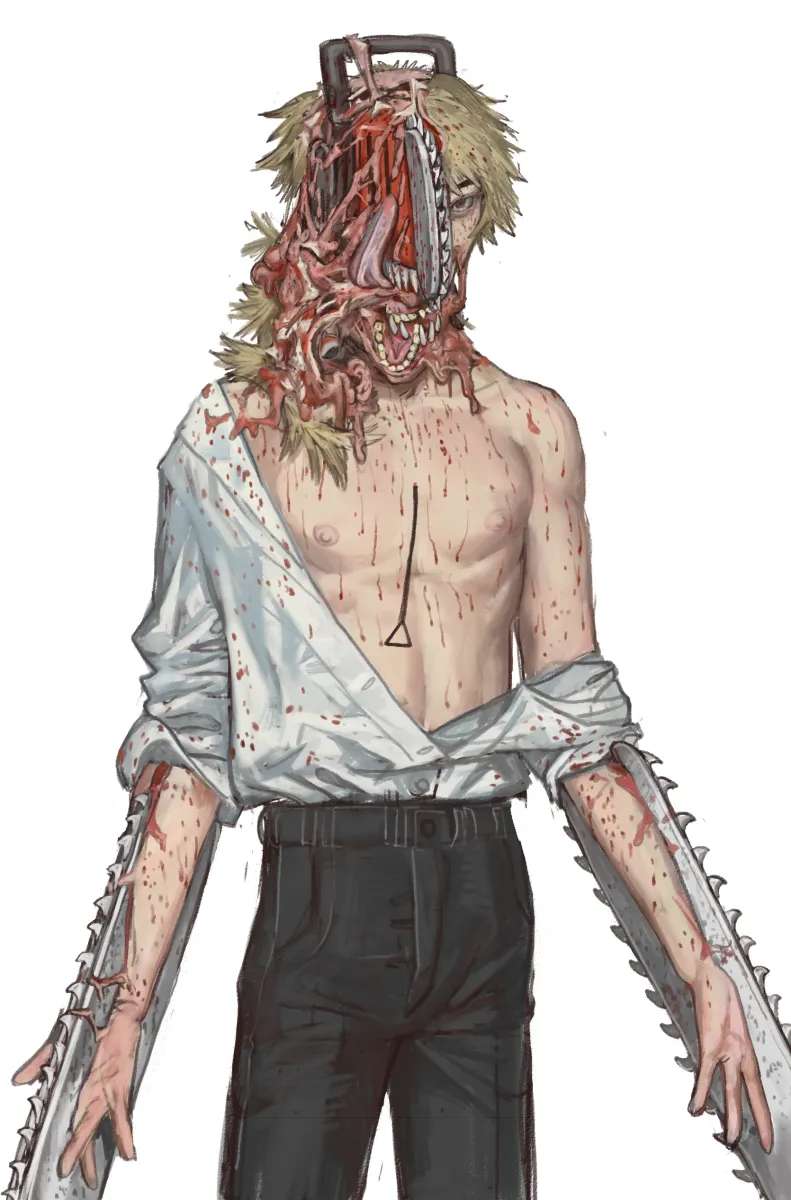 Denji (Chainsaw Man), Chainsaw Man (Character) by Mossacannibalis