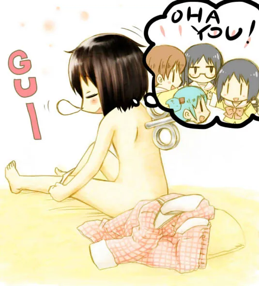 Shinonome Nano, Naganohara Mio by Naruse