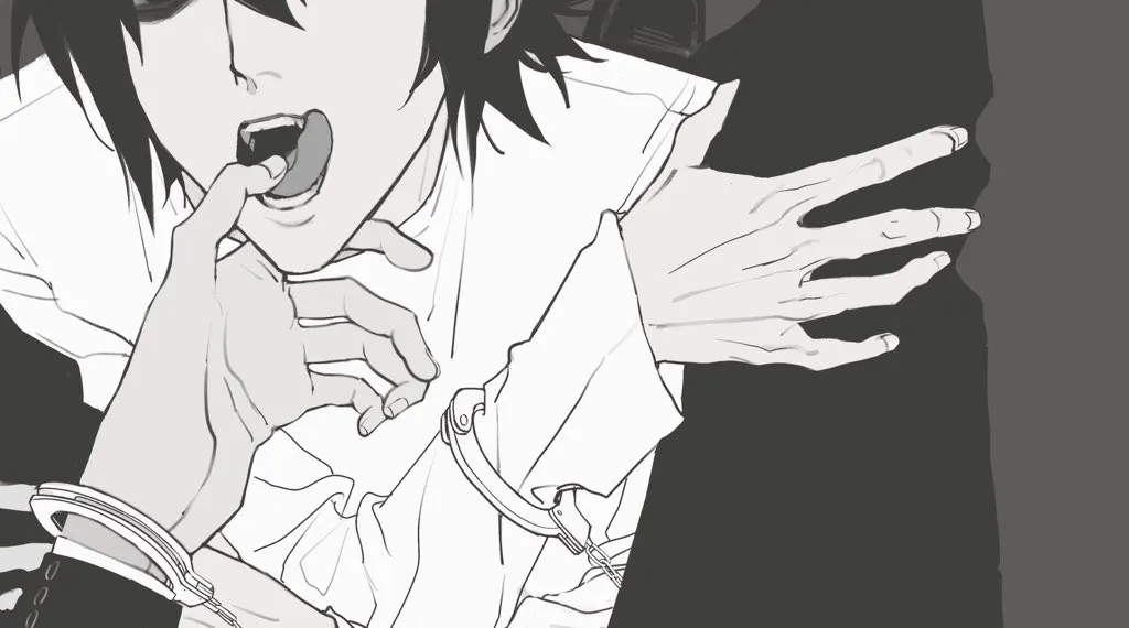 Yagami Light, L (Death Note) by Zrzz