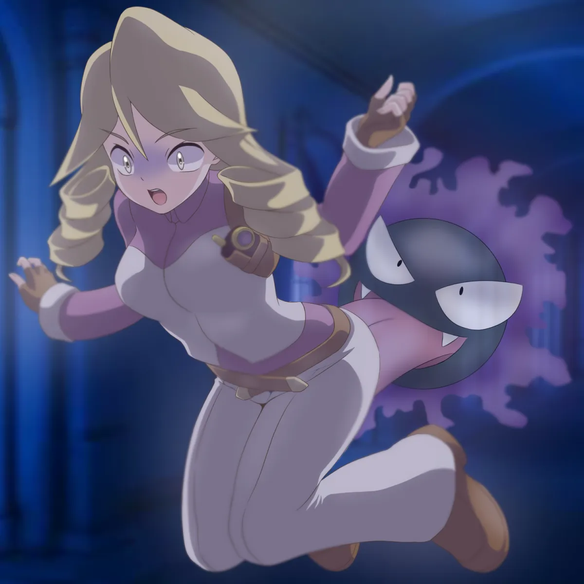 Gastly, Haunter by Alucard2014G