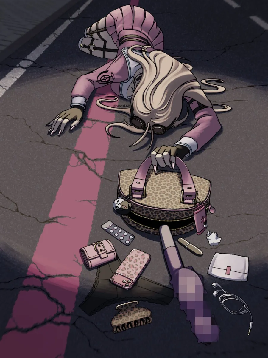 Monokuma, Iruma Miu by Kakato1209