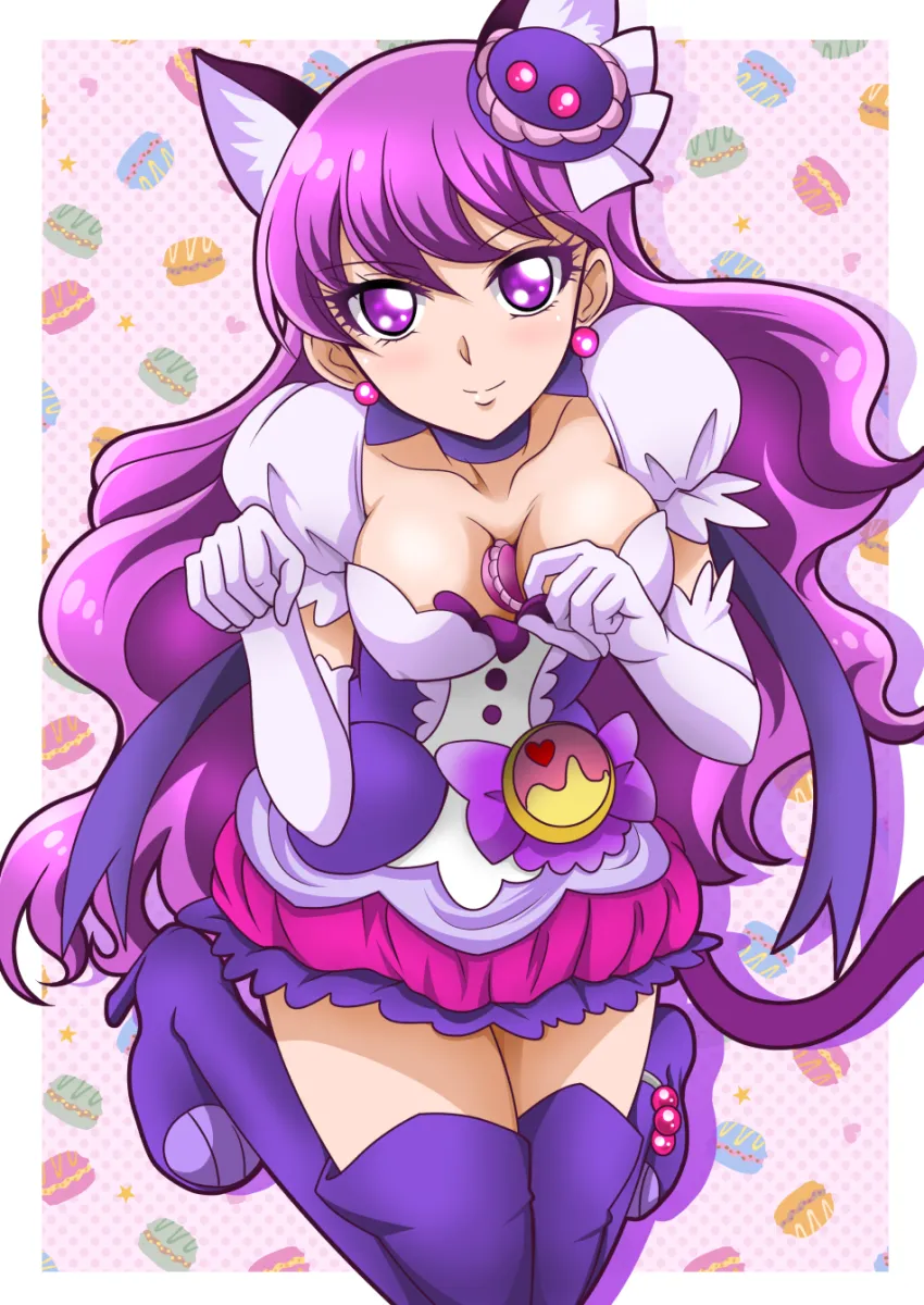Cure Macaron, Kotozume Yukari by Hanzou