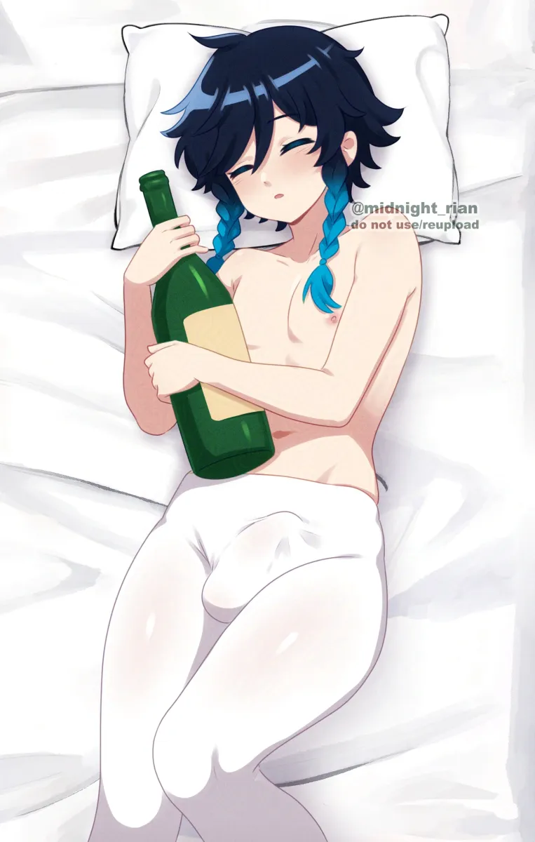 Venti (Genshin Impact) by Midnight Rian