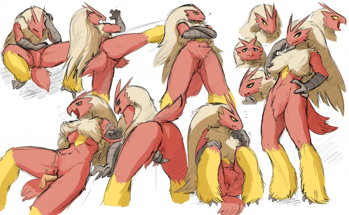 Blaziken by Minuscule Task