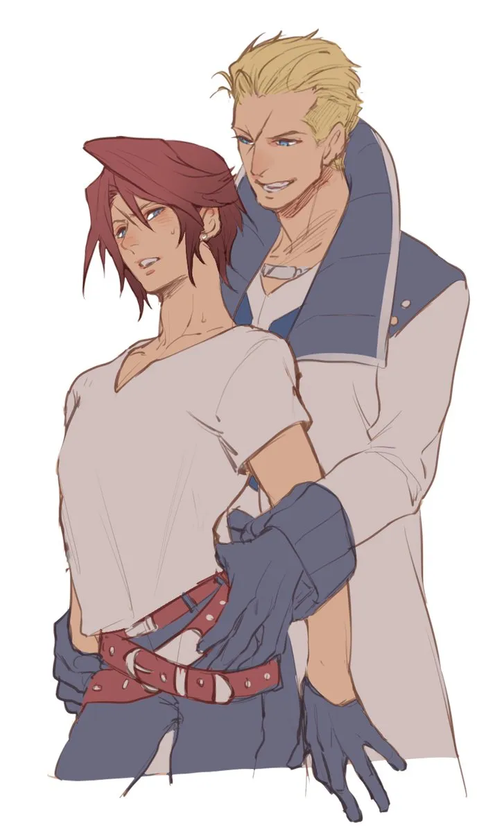 Squall Leonhart, Seifer Almasy by U-Min