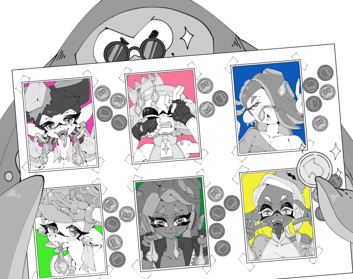 Callie (Splatoon), Marie (Splatoon) by Boom (Pixiv 17287082)