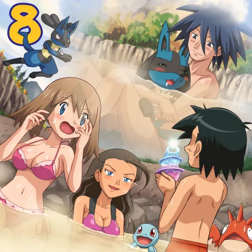 May (Pokemon), Ash Ketchum by Pokemoa