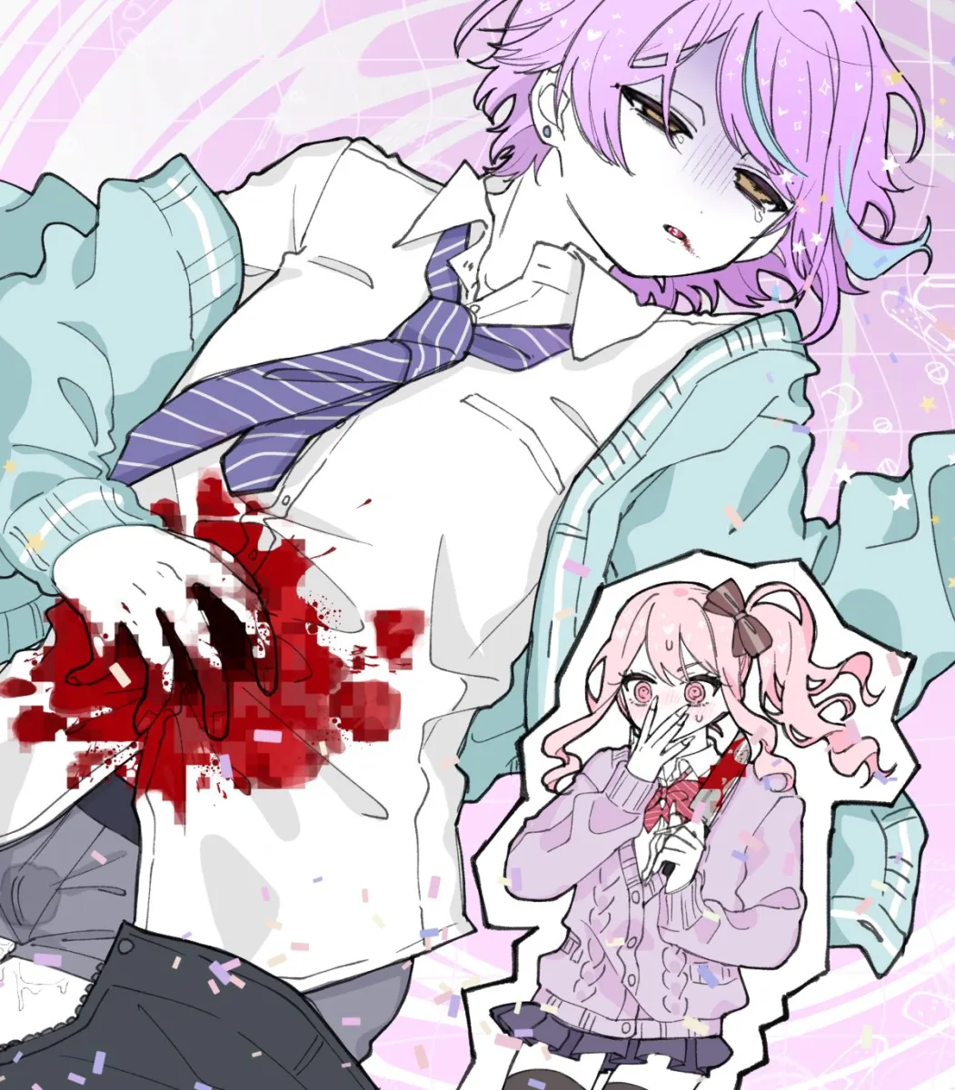 Akiyama Mizuki, Kamishiro Rui by Simesaba Zatta