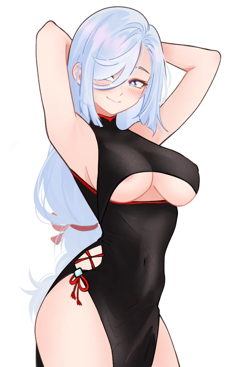 Shenhe (Genshin Impact) by Hanniyume