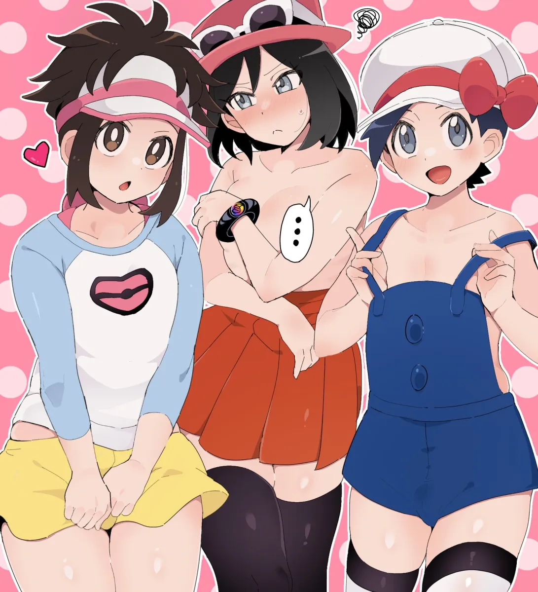 Rosa (Pokemon), Serena (Pokemon) by Sana (37Pisana)
