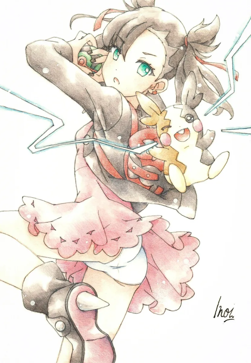 Marnie (Pokemon), Morpeko by Inori (Pokemoart)