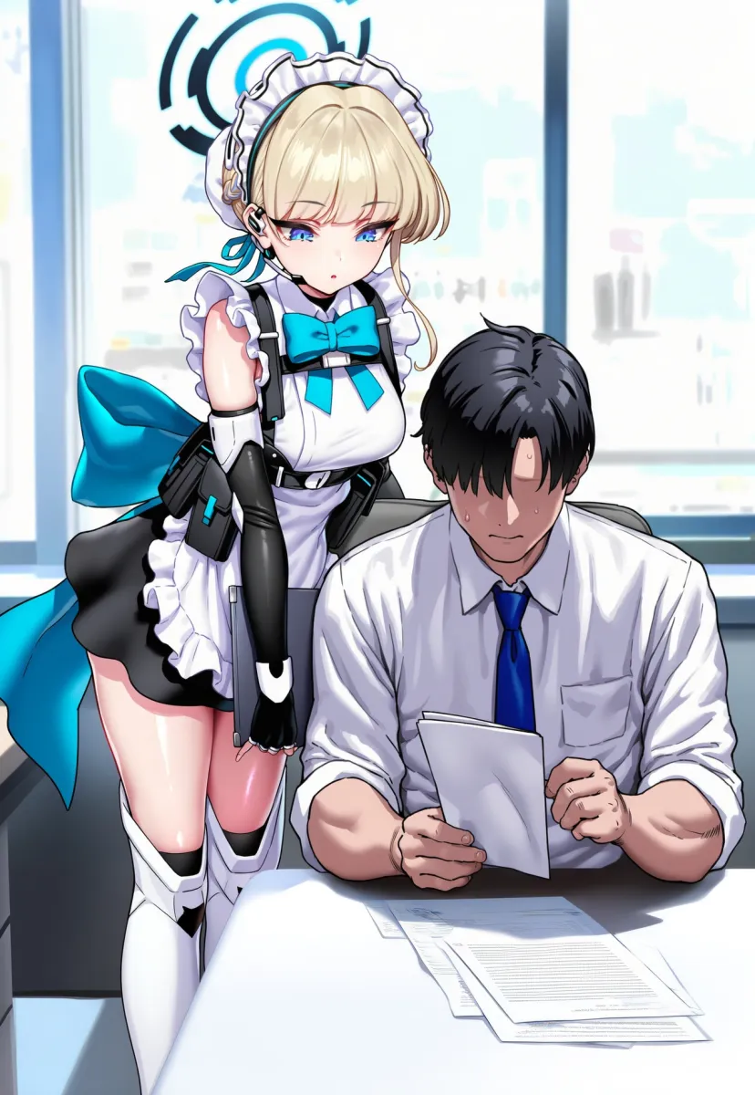 Sensei (Blue Archive), Toki (Blue Archive) by Renboero
