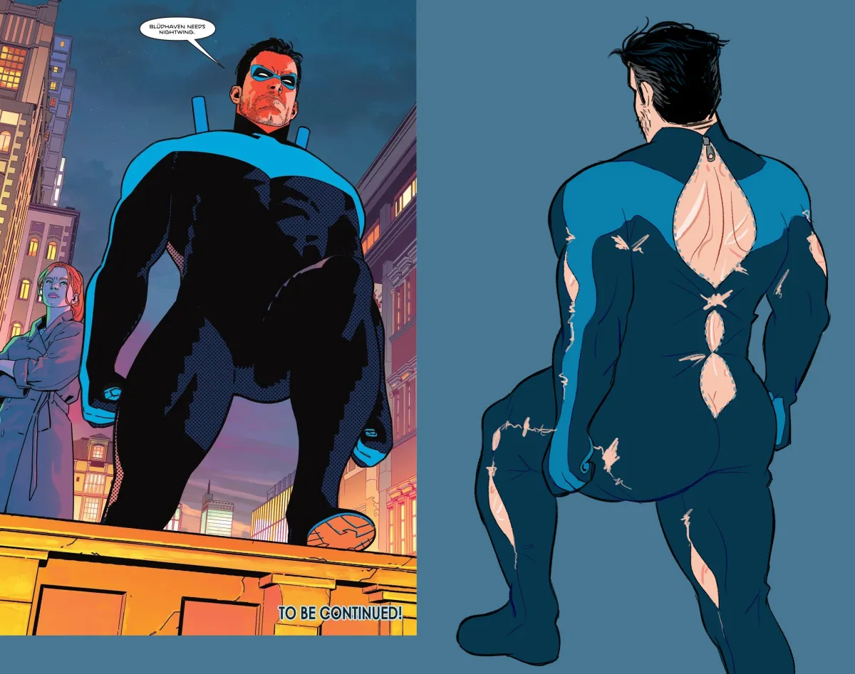 Bruce Wayne, Nightwing by Tiredtuff