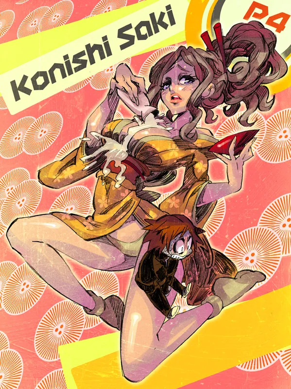 Hanamura Yousuke, Konishi Saki by Rafchu
