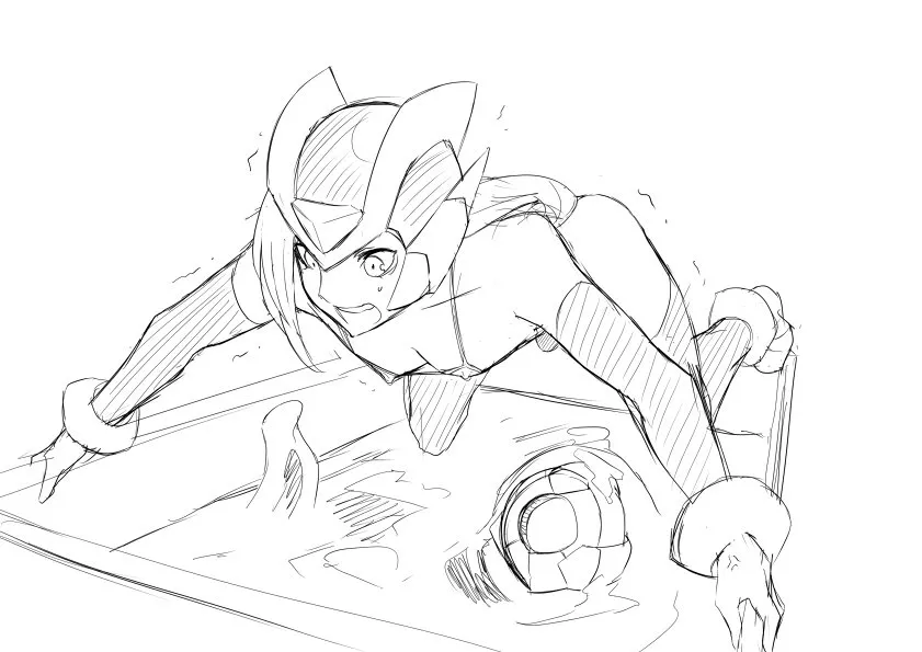 Zero (Mega Man), Zero(Z) (Mega Man) by Ukimukai