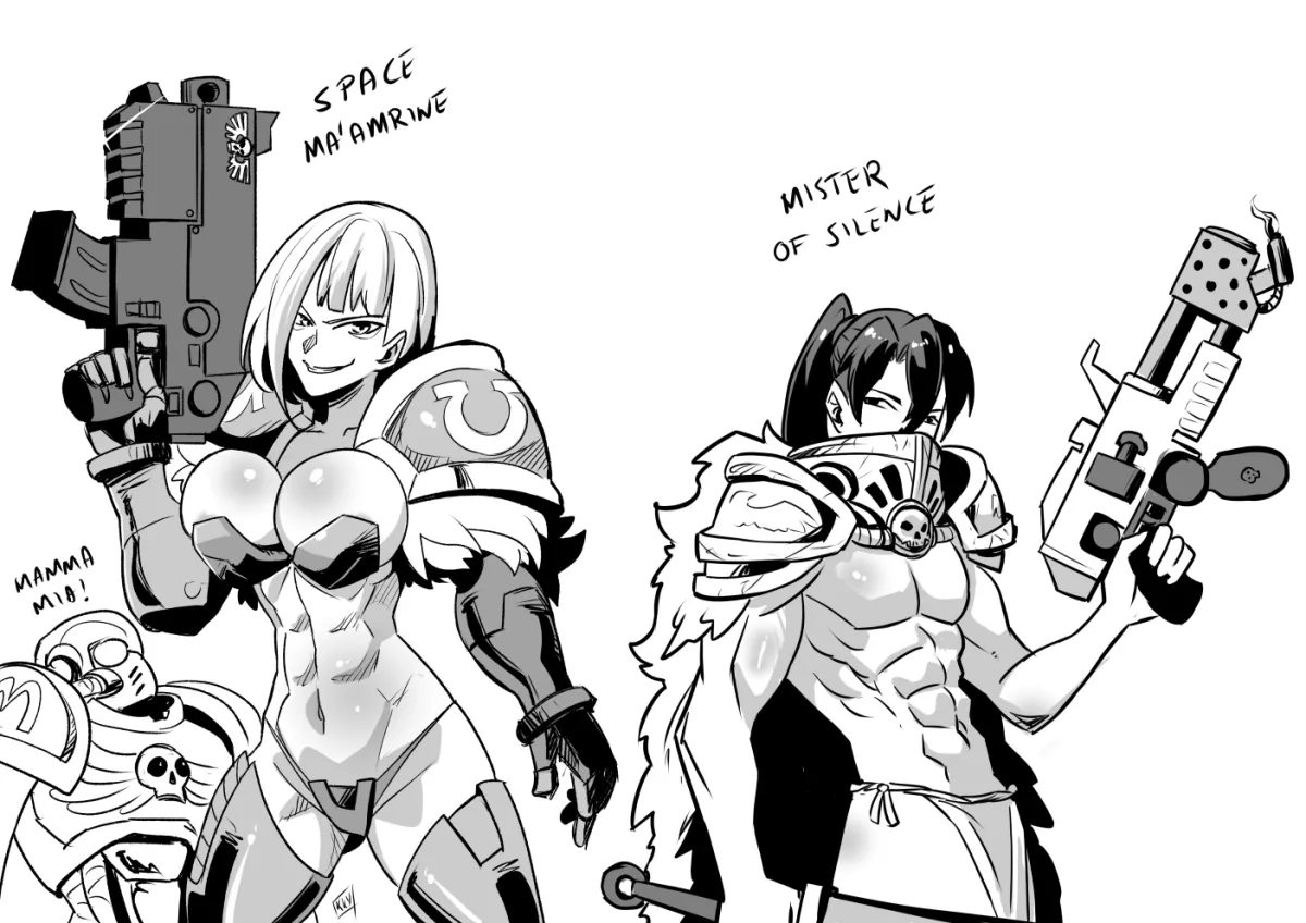 Adeptus Astartes by Kukuruyo
