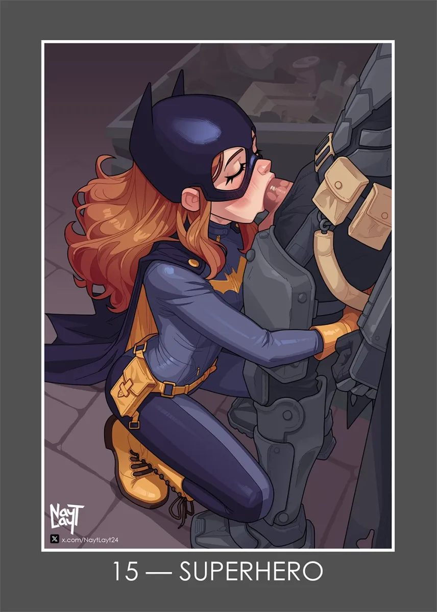 Batman, Batgirl by Nayt Layt