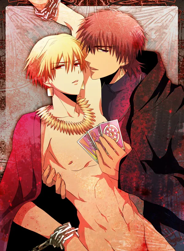 Gilgamesh (Fate), Kotomine Kirei by Uka (Color Noise)