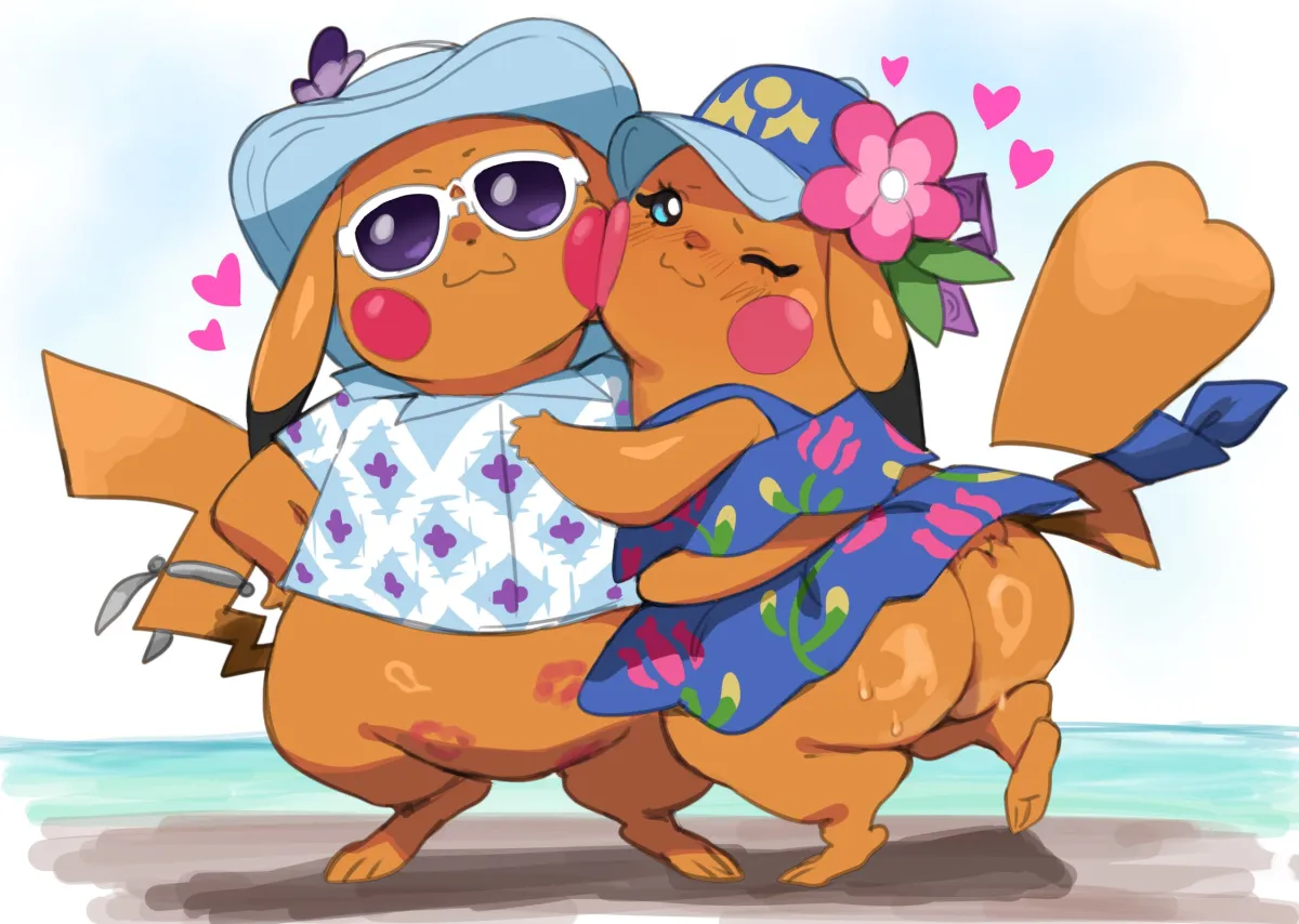 Pikachu, Ms. Wavychu by 0Lightsource