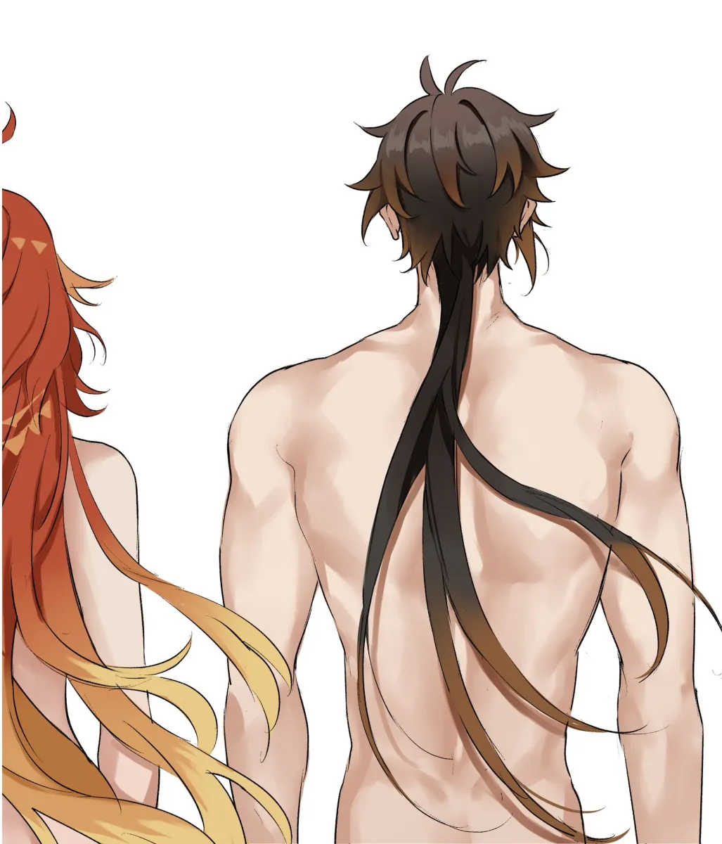 Zhongli (Genshin Impact), Mavuika (Genshin Impact) by Sushisalmon95