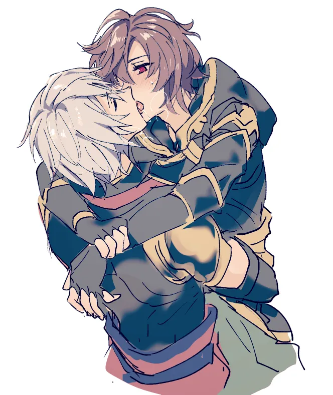 Sandalphon (Granblue Fantasy), Lucifer (Shingeki No Bahamut) by Makita (Homosapiensu)
