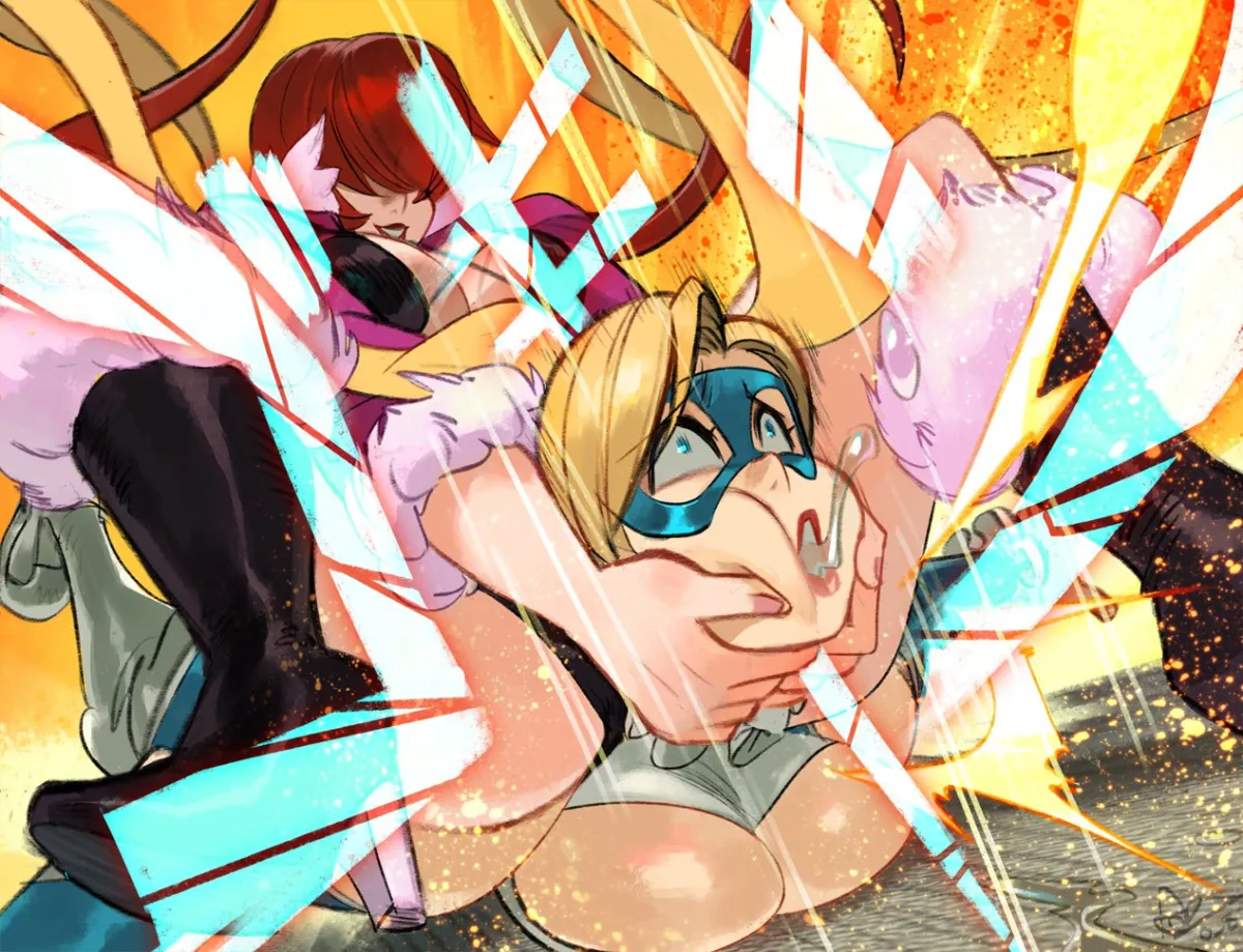 Rainbow Mika, Shermie (Kof) by Alex Ahad
