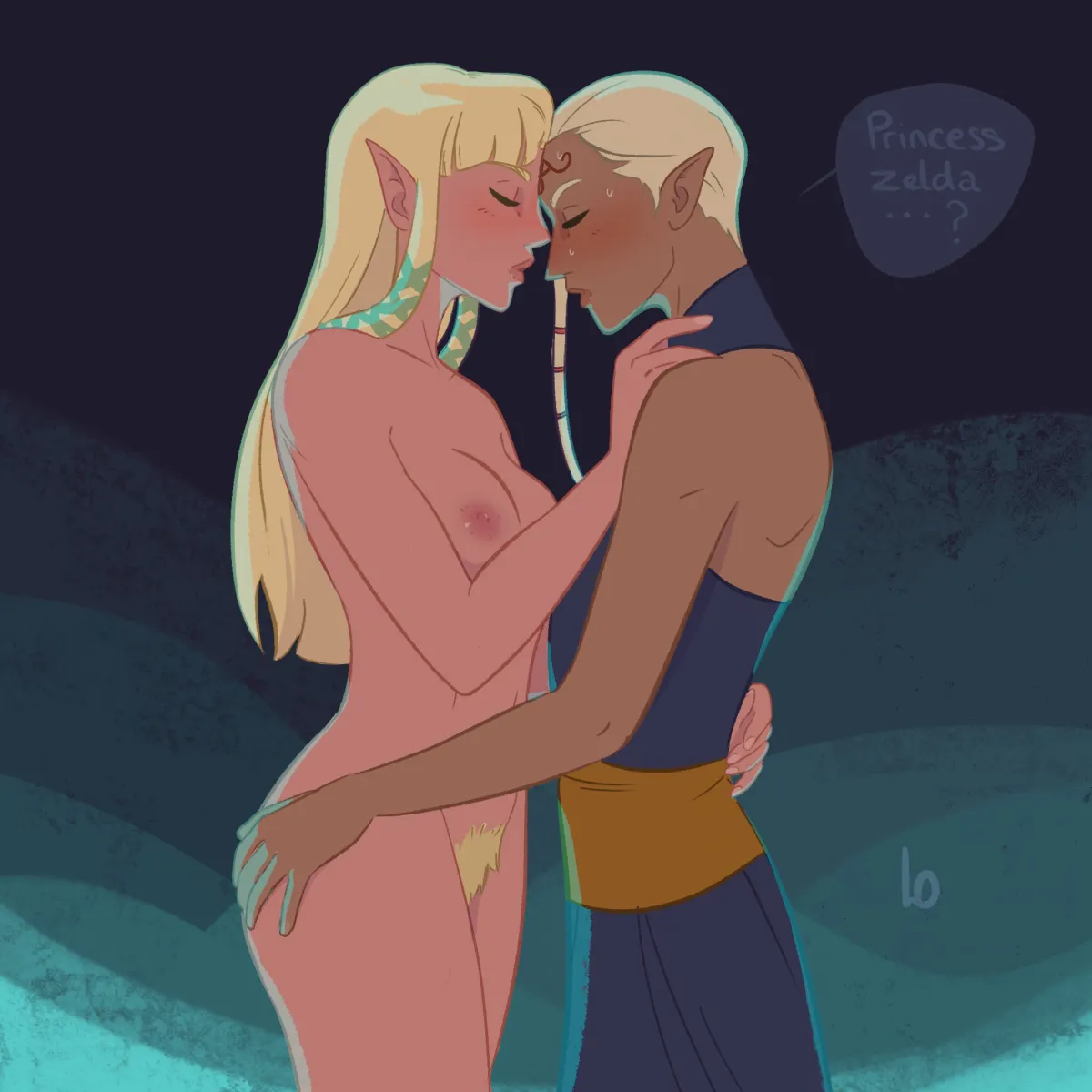 Princess Zelda, Impa by Lophilia Spicy