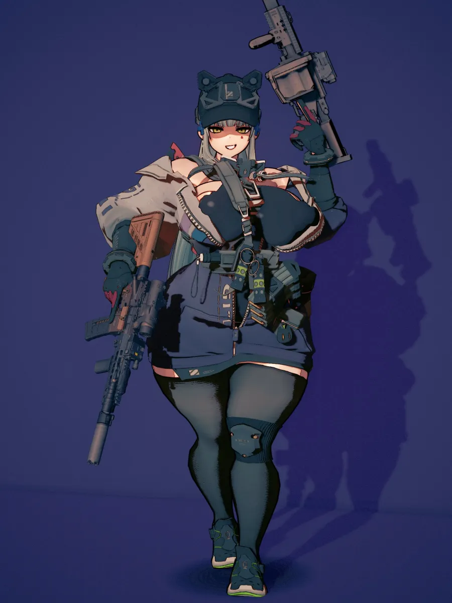 Hk416 (Girls' Frontline), Klukai (Girls' Frontline 2) by Jike (Thatguythatchilling)